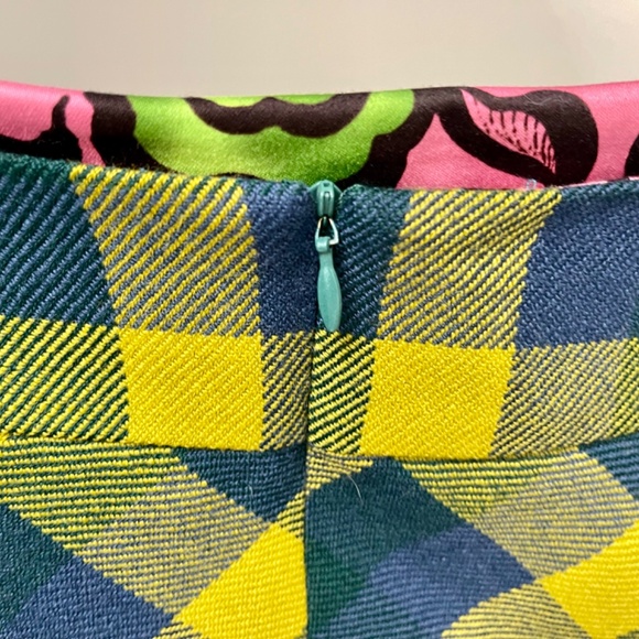 SALE! DEMA (San Francisco) 100% Wool, A-Line Mini Skirt, Lined, Pockets~Sz L - Picture 7 of 9